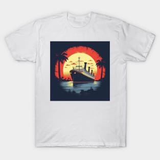 Sail into Adventure: Explore the World on a Cruise Ship T-Shirt
